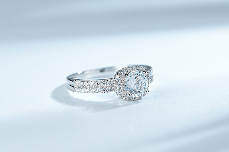 925 Silver Engagement Rings with CZ