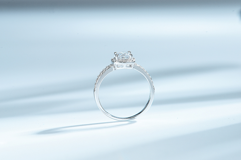 925 Silver Engagement Rings with CZ