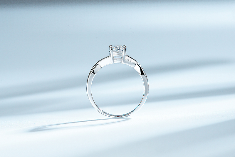 925 Sterling Silver Rings with Clear CZ