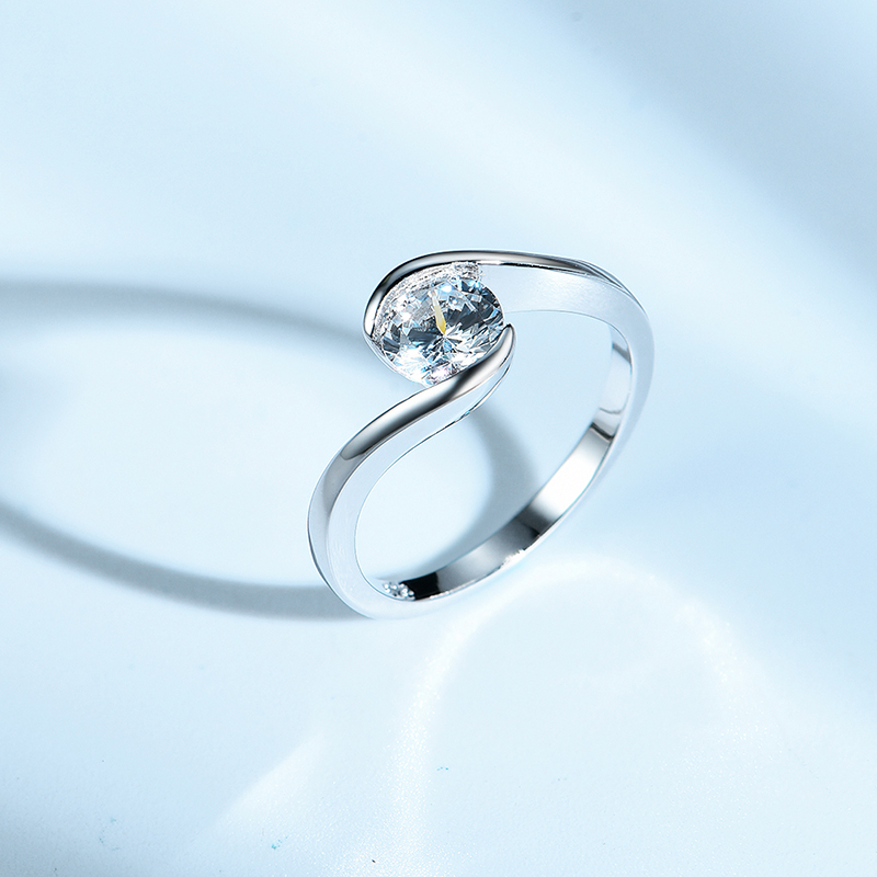 S925 Silver Ring with CZ