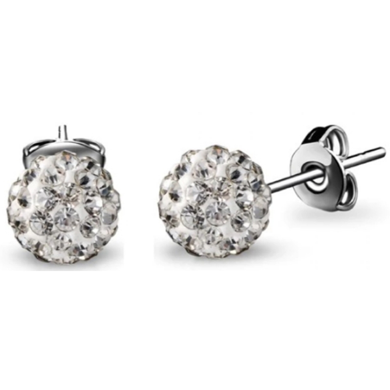 Fashion Jewelry 925 Silver Earring Studs with Swarovski Crystal